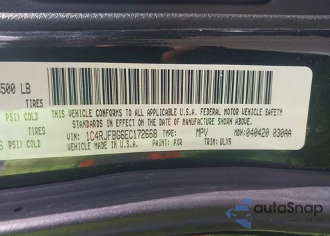 2014 Jeep Grand Cherokee Limited from USA, damaged, VIN 1C4RJFBG6EC172668